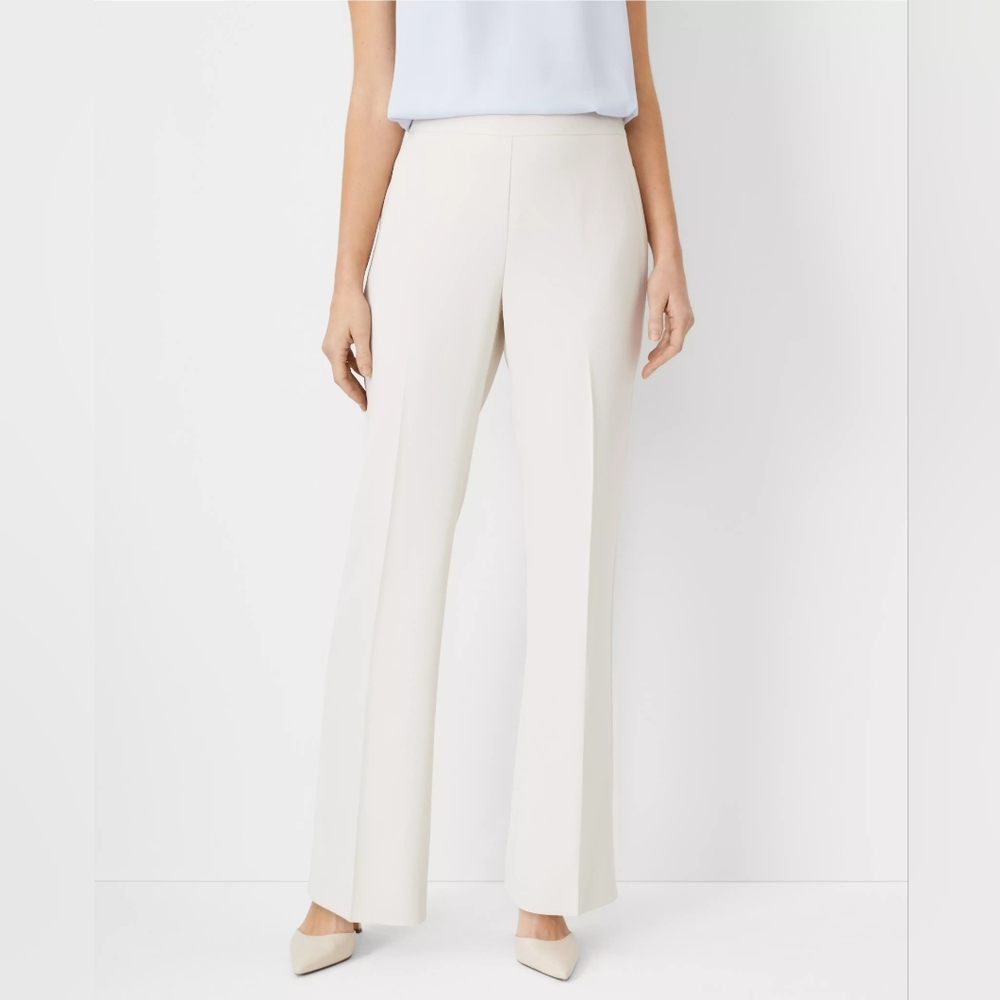 AT Side Zip Trouser Pant in Fluid Crepe, Curvy Fit 00